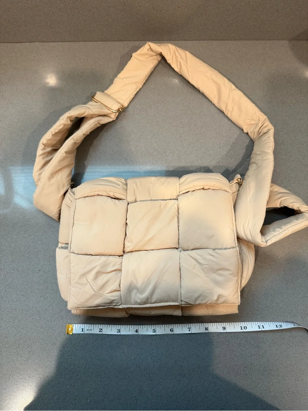 Padded / Woven Crossbody Bag